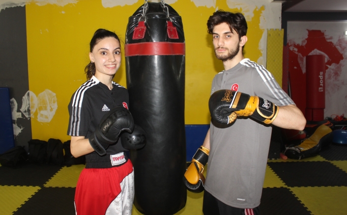 Milli kick boks�ular�n hedefi zirve