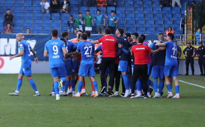 Rizespor, 10 ki�iyle kazand�!