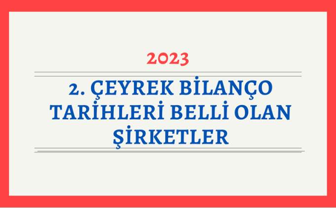 3. eyrek Bilano Tarihleri 2023: Tpra, smen, E Bebek, THY bilano tarihi