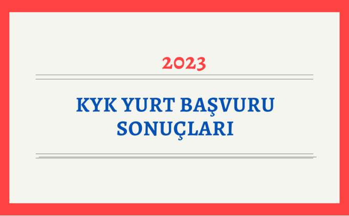 KYK yedek yurt yerletirme sonular akland m 2023 | KYK yurt yedek sras kaa kadar gelir?