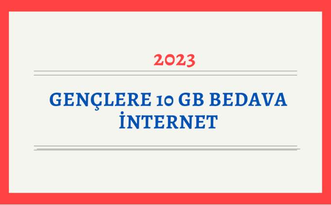 rencilere 10 gb internet bavurusu ne zaman verilecek 2023 | niversite rencilerine cretsiz aylk 10 GB internet ne zaman verilecek, nas alnr?