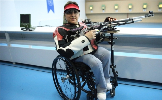 Milli paralimpik at�c� �a�la Ba�, Olimpiyat kotas� ald�!