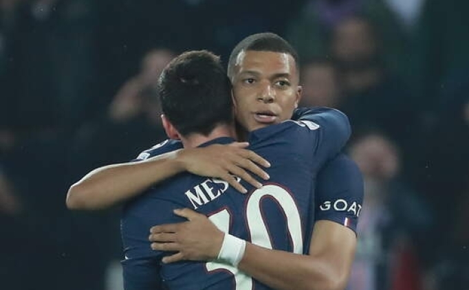 PSG'den Messi, Ramos ve Mbappe aklamas