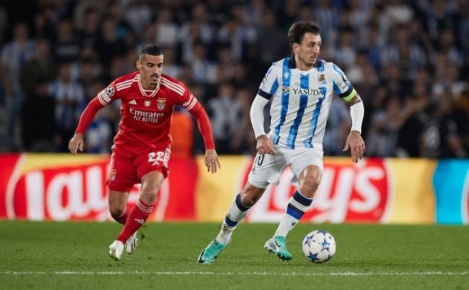 Real Sociedad - Benfica maçı öncesi kavga çıktı