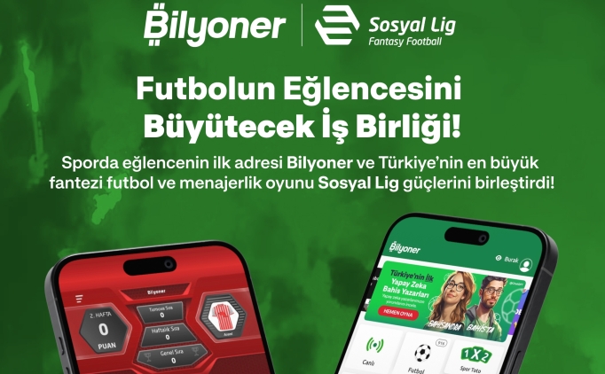 Bilyoner ve Petrol Ofisi Sosyal Lig'den sporda eğlenceyi büyüten iş birliği