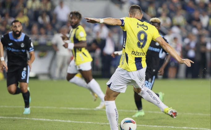 Fenerbahe'de Dzeko, ligde de al yapt