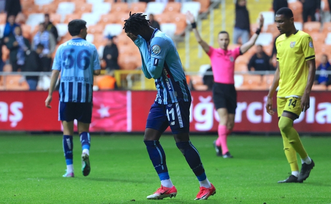 Adana Demirspor'dan evinde ok kayp