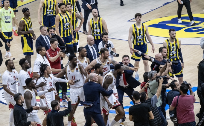 Fenerbah�e Beko - Monaco ma��ndaki olaylara ceza