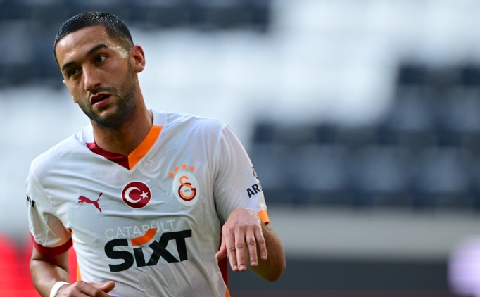 Galatasaray'da Hakim Ziyech par�ld�yor