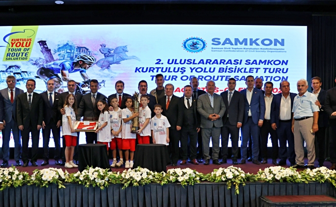 Samsun'da Uluslararas� Kurtulu� Yolu Bisiklet Turu tan�t�m toplant�s� ger�ekle�tirildi