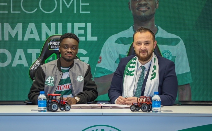 Konyaspor, Emmanuel Boateng ile anla�t�