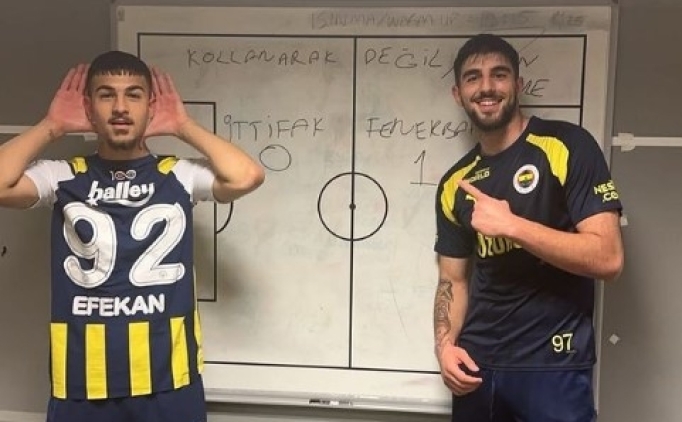 Fenerbahe'de gen oyuncu Efekan'dan Icardi'ye gnderme!