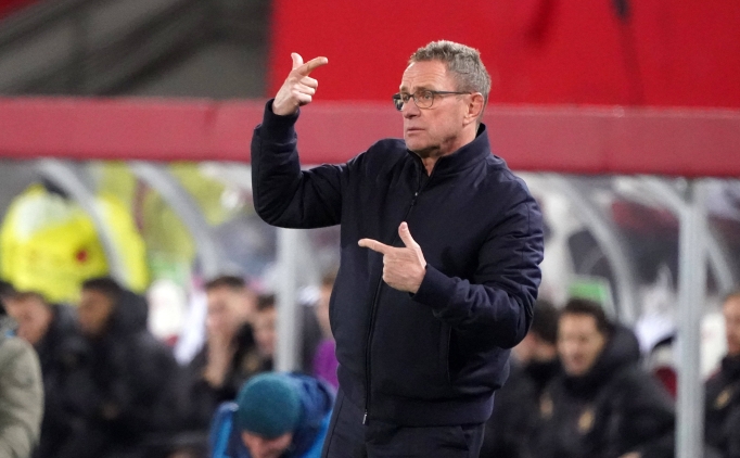 Ralf Rangnick: 'ok hrsl bir takmla oynayacaz'