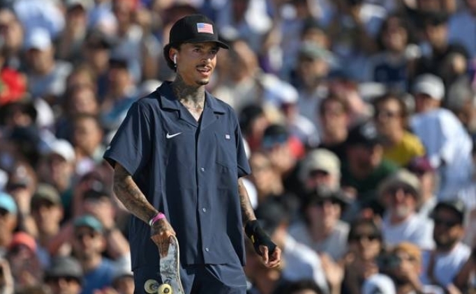 Nyjah Huston'un olimpiyat madalyasnda dknt oldu!