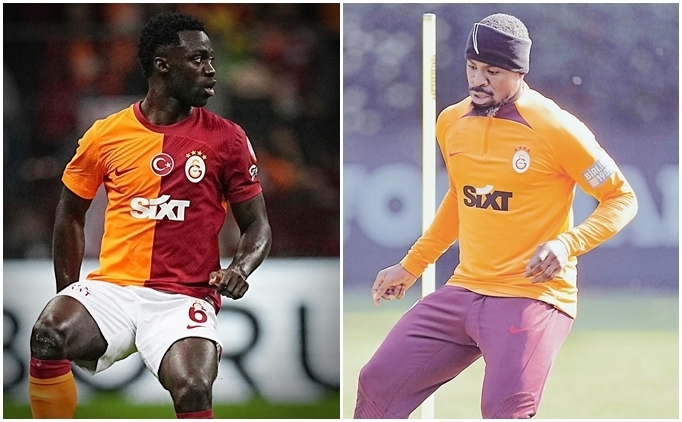 Galatasaray'da Aurier ve Sanchez harl harl alyor