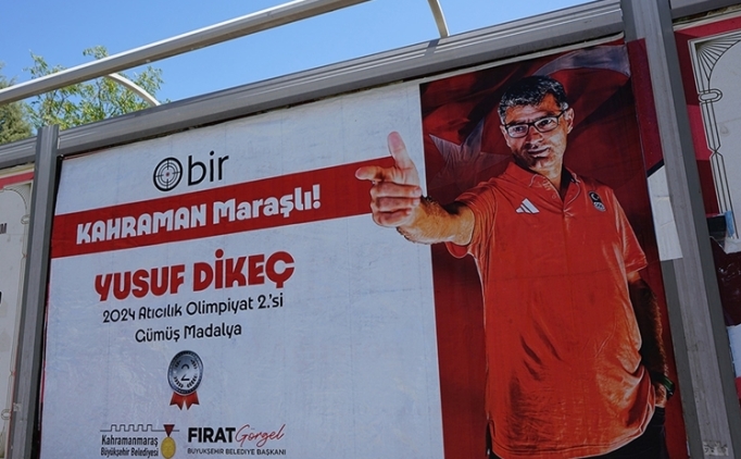 'Yusuf Dike pozu', memleketi Kahramanmara'ta billboardlar ssledi