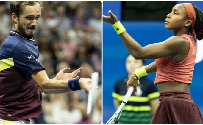 Avustralya A��k'ta Medvedev ve Gauff tur atlad�