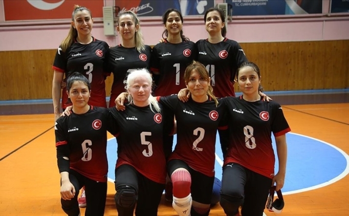 Golbol Kad�n Milli Tak�m�, Paris'te �nvan pe�inde