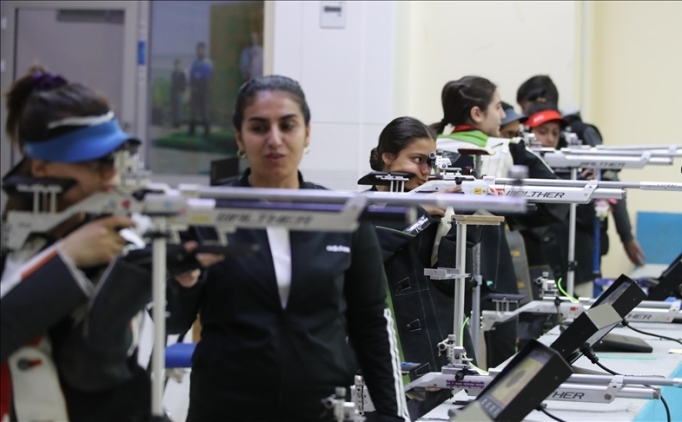 Yetenek taramas�yla ke�fedilen ��renciler, at�c�l�kta milli tak�ma se�ilmek istiyor