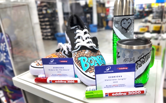 Decathlon T�rkiye ve edding'ten sporseverleri mutlu edecek i� birli�i