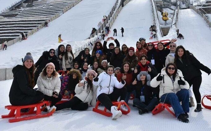 Erzurum'da d�zenlenen 'K�� Sporlar� Kamp�' sona erdi