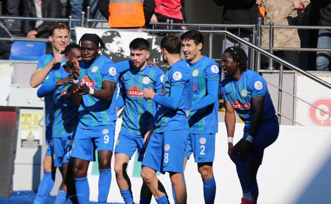 Rizespor: 'Galibiyet iin ok mutluyuz'