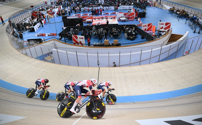 Pist Bisikleti Uluslar Kupas� Konya'da ba�lad�