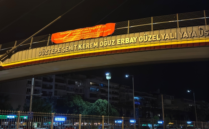 Göztepe taraftarından, Cemil Tugay'a tepki