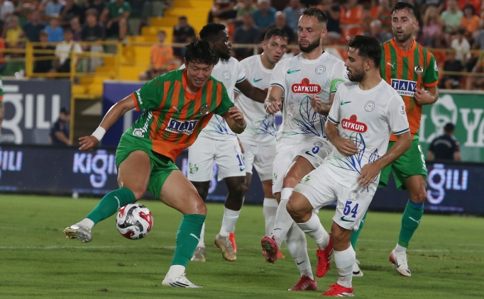Alanyaspor - Rizespor ma�� sessiz sedas�z bitti!