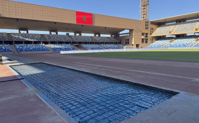 Fas'�n 'K�rm�z� �ehri' Marake�, �ehirle b�t�nle�en stadyumuyla hayran b�rak�yor