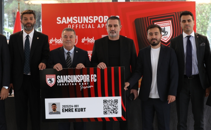 Samsunspor, mobil uygulama ve taraftar kartn tantt