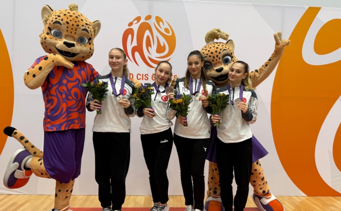 Trampolin Cimnastik Kad�n Milli Tak�m�'ndan ���nc�l�k!