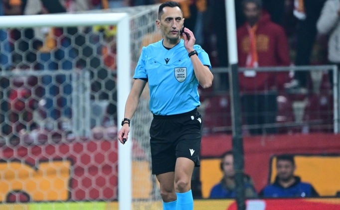 Galatasaray - Union Saint Gilloise ma��n�n hakemine tepki ya�d�!