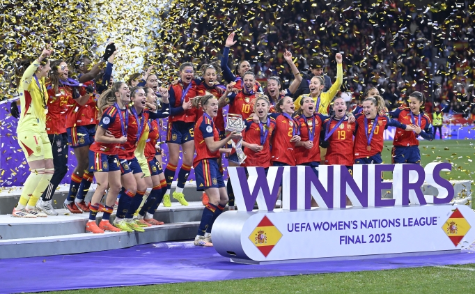 UEFA Kadnlar Uluslar Ligi'nde spanya ampiyon oldu