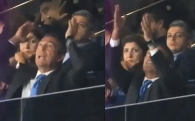 Ali Ko�'tan trib�nlerde g�ndem olan tepki!