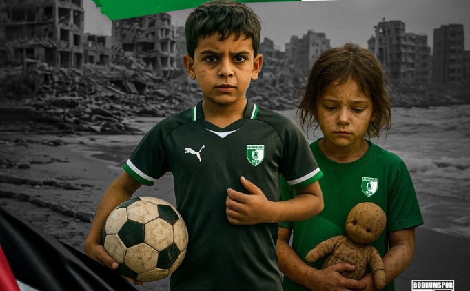 Bodrum FK'dan Gazze'ye anlaml� destek