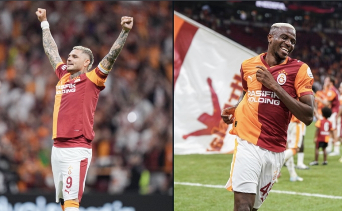 Galatasaray'da rekorların haftası: Icardi, Osimhen, Okan Buruk