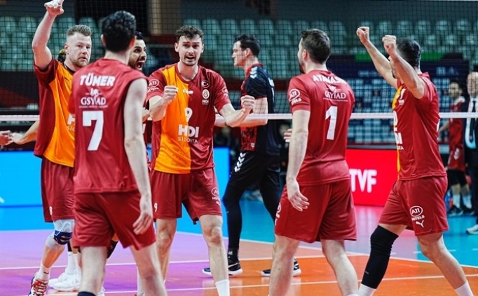 Galatasaray HDI Sigorta, sahas�nda set vermeden galip