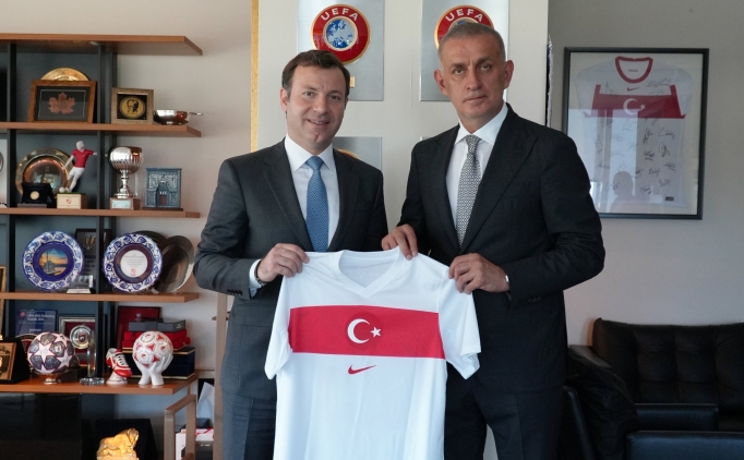 Elkhan Mammadov, �brahim Hac�osmano�lu'nu ziyaret etti!