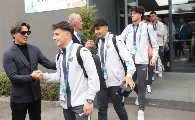 TFF Başkanı Hacıosmanoğlu ve Montella, Trabzonspor U19'a destekte