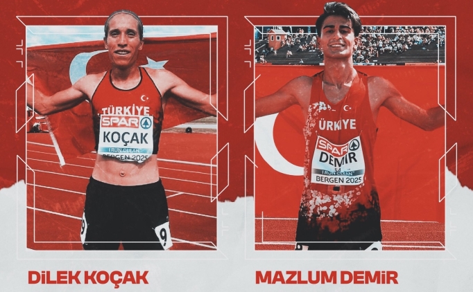 Milli atletlerden 2 altın madalya