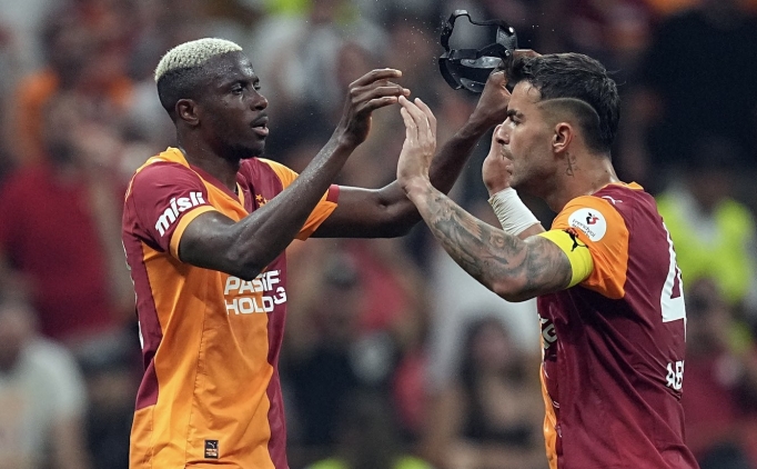Galatasaray'da Osimhen'den Liverpool ma iin mesaj