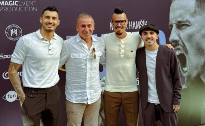 Hamsik'in jübilesinde birçok Trabzonsporlu bir araya geldi
