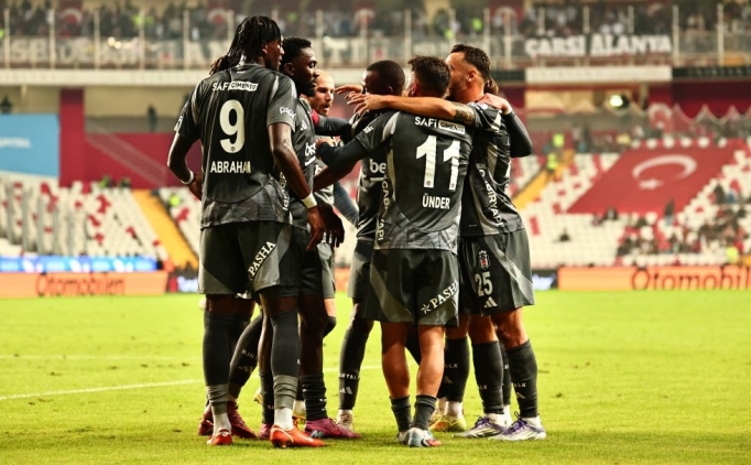 Be�ikta�, Antalya'da 3 puandan fazlas�n� kazand�