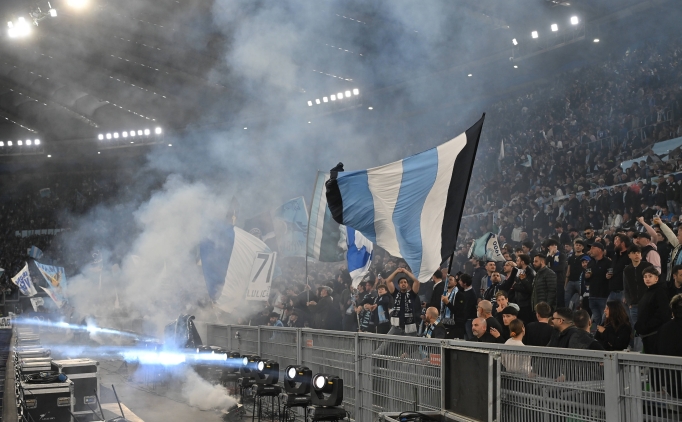 Lazio - Roma derbisinde 13 polis yaralandı