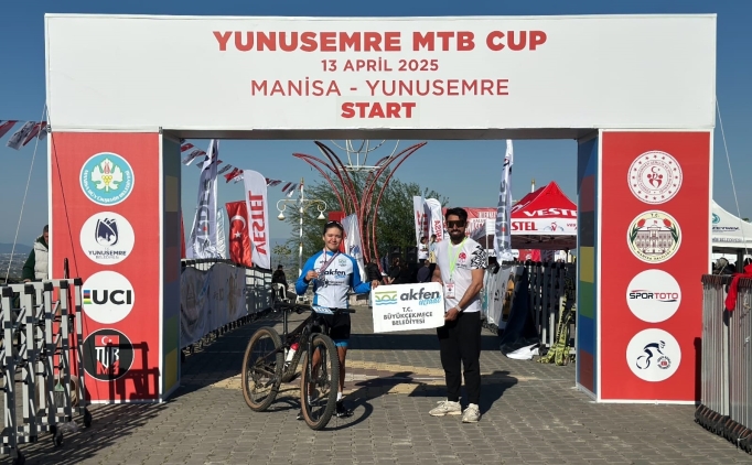 Milli sporcu Ekin Ereke, Dağ Bisikleti Yarışı'nda ikincilik elde etti