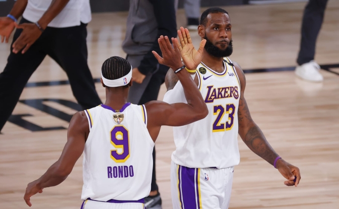 Rondo: '2020 NBA Finallerinde LeBron sayesinde süre alabildim'