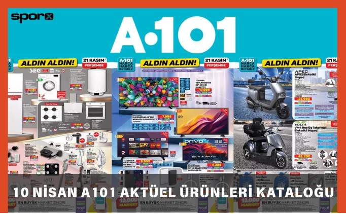 24 Nisan A101 Aktüel Ürünleri Kataloğu İndirimleri 2025