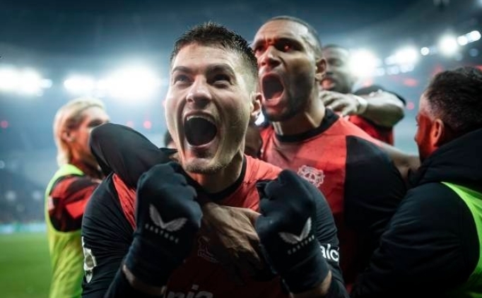 Bayer Leverkusen kupada turu uzatmada ald