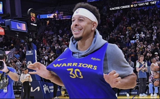 Seth Curry, Warriors ile sezonun kalan� i�in anla�t�